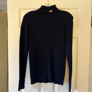 Vintage Ralph Lauren Polo Jeans Co. Navy Blue Turtleneck Sweater Size XL